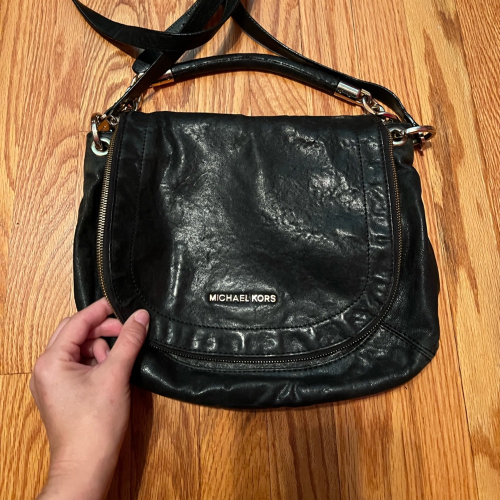 MICHAEL KORS Stanthorpe Black Crossbody bag
